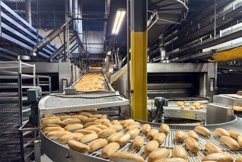 Industrial bakery and bread production line UK — BRC food safety compliance